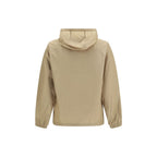 Beige Nylon Shell Jacket