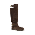 Brown Calf Leather Bos Taurus Lace-Up Boots