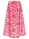 Multicolor Polyester Mini Skirt