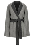 Gray Wool Cardigan