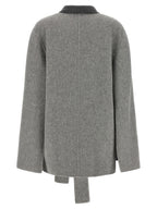 Gray Wool Cardigan