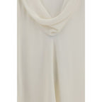 Beige Silk Blouse