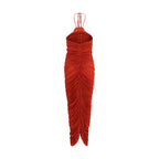 Multicolor Viscose Cocktail Dress