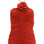 Multicolor Viscose Cocktail Dress