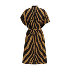 Multicolor Viscose Casual Dress