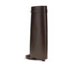 Brown Calf Leather Bos Taurus High Heel Boots