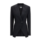 Black Wool Oves Aries Blazer