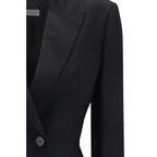 Black Wool Oves Aries Blazer