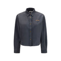 Gray Denim Shirt