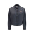 Gray Denim Shirt