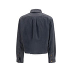 Gray Denim Shirt