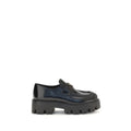 Black Calf Leather Bos Taurus Slip-On Loafers
