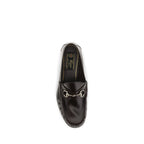 Brown Calf Leather Bos Taurus Slip-On Loafers