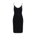 Black Viscose Casual Dress