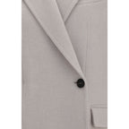 White Wool Oves Aries Full-Length Jacket