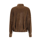 Brown Viscose Pattern Shirt