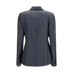 Gray Wool Oves Aries Blazer