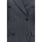 Gray Wool Oves Aries Blazer
