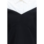Black Wool Oves Aries Casual Dress