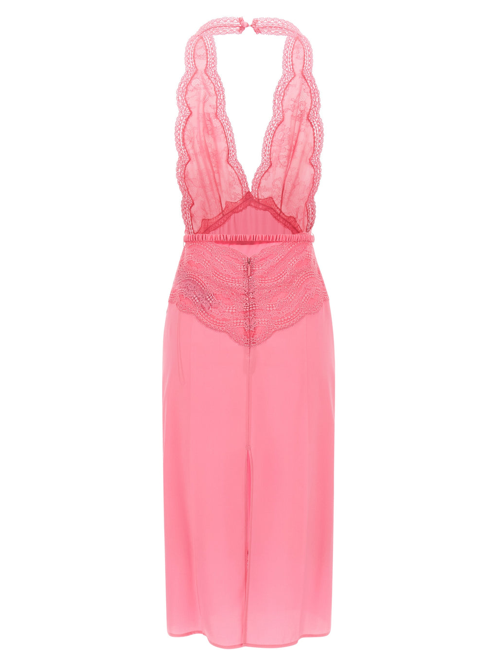 Multicolor Silk Midi Dress