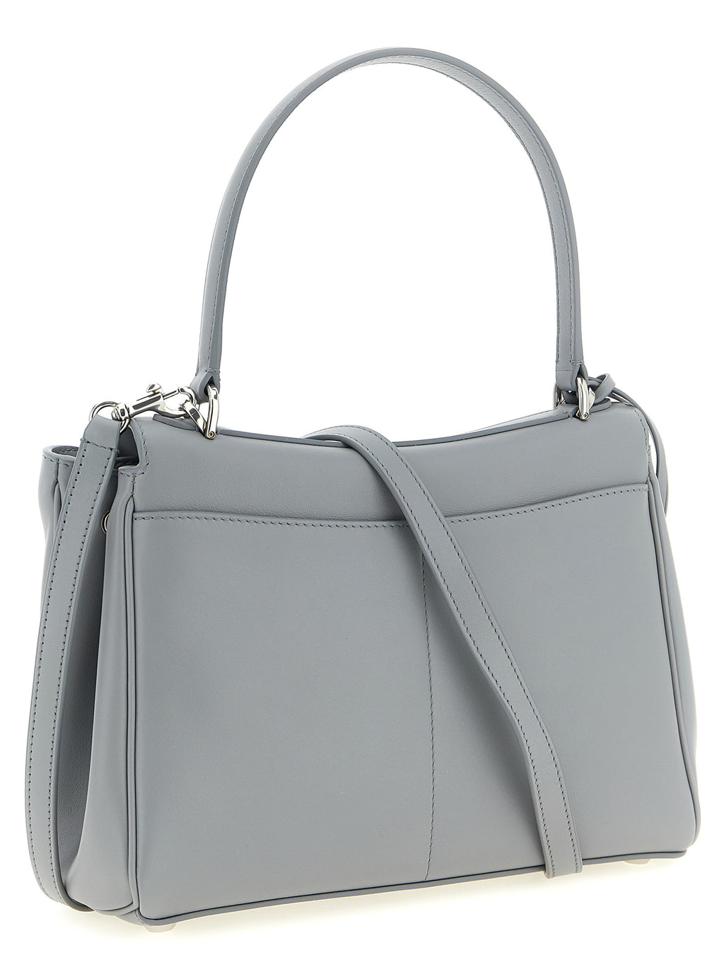 Gray Calfskin Handbag