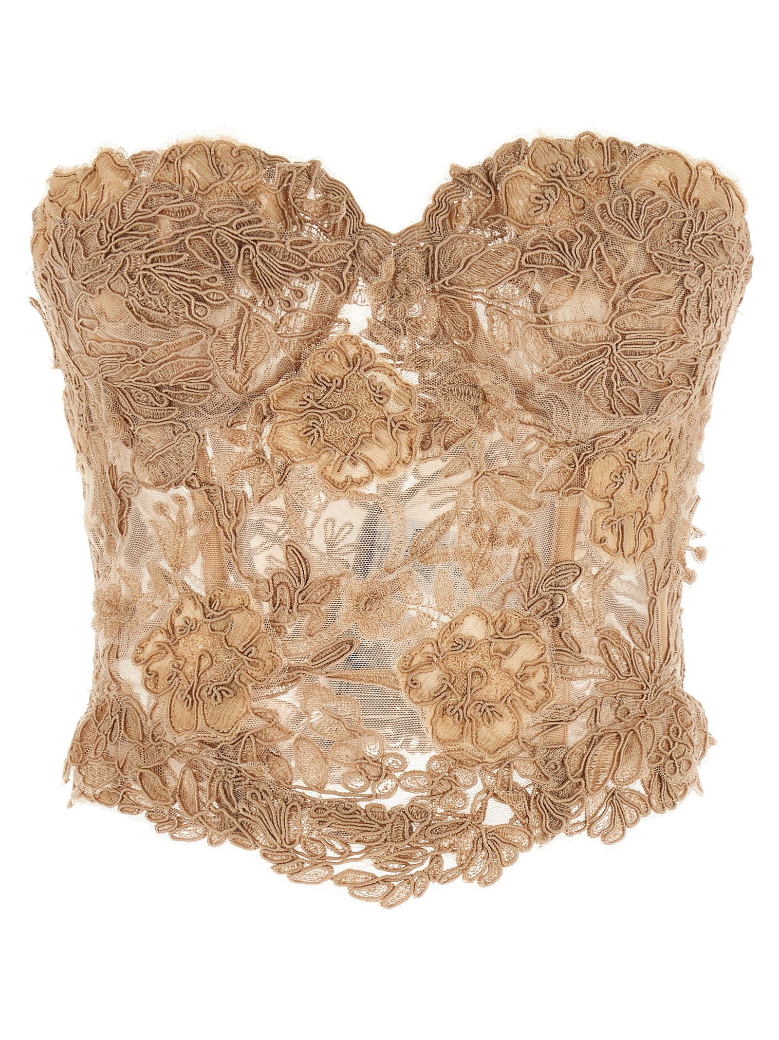 Beige Cotton Tank Tops