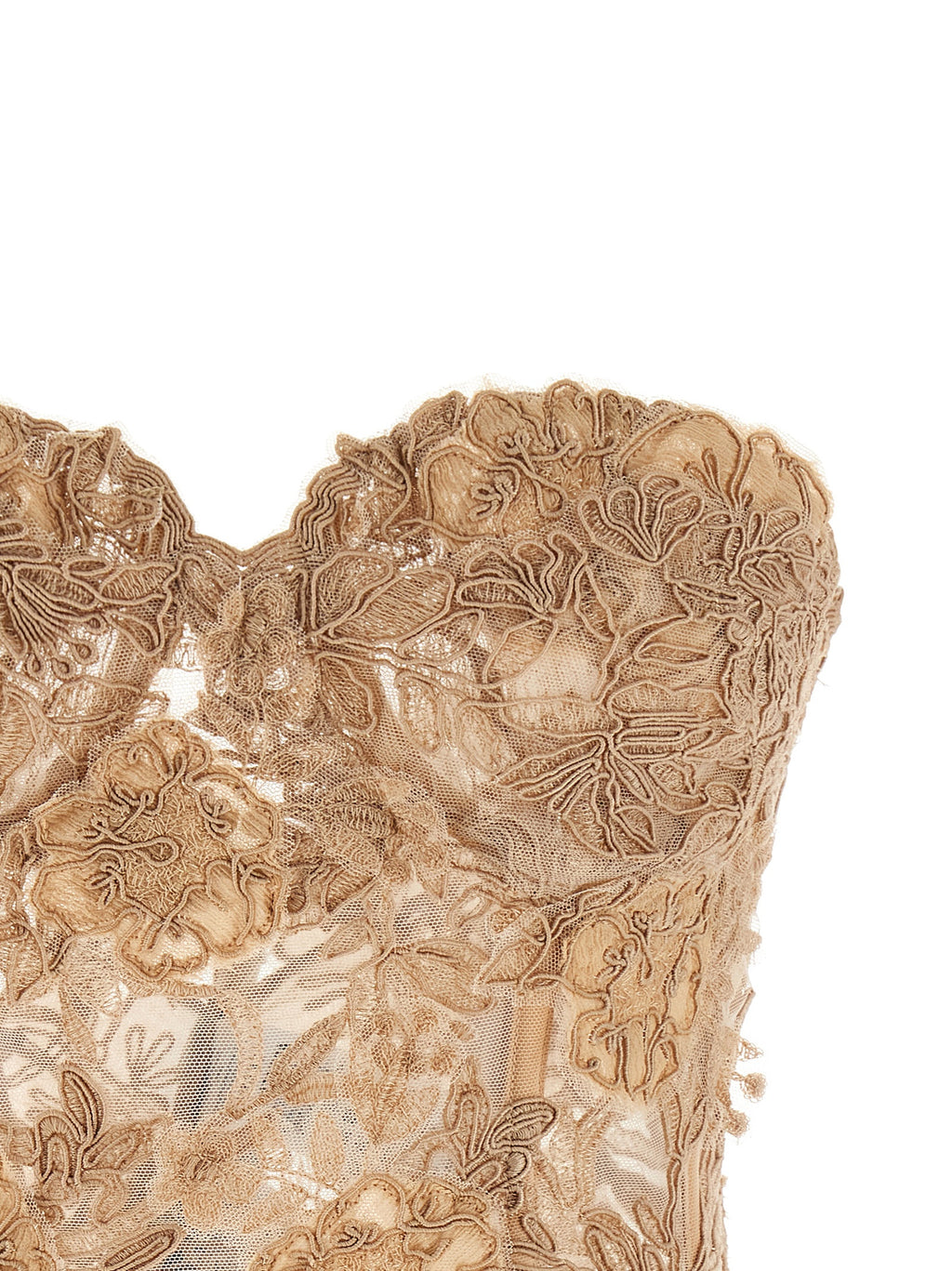 Beige Cotton Tank Tops