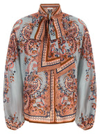 Multicolor Silk Blouse