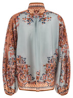 Multicolor Silk Blouse