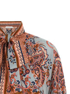 Multicolor Silk Blouse