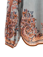 Multicolor Silk Blouse