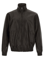 Black Calfskin Leather Jacket