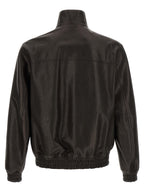Black Calfskin Leather Jacket