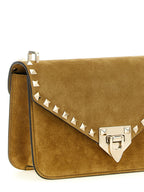 Beige Calfskin Crossbody Bag