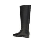 Black Calf Leather Bos Taurus Ankle Boots