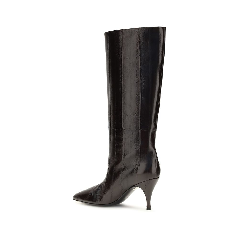 Brown Calf Leather Bos Taurus Boots
