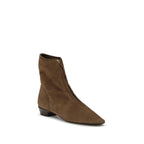 Brown Calf Leather Bos Taurus Ankle Boots