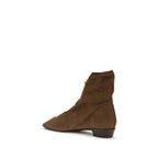 Brown Calf Leather Bos Taurus Ankle Boots