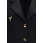 Black Wool Oves Aries Blazer
