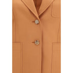 Orange Wool Oves Aries Blazer