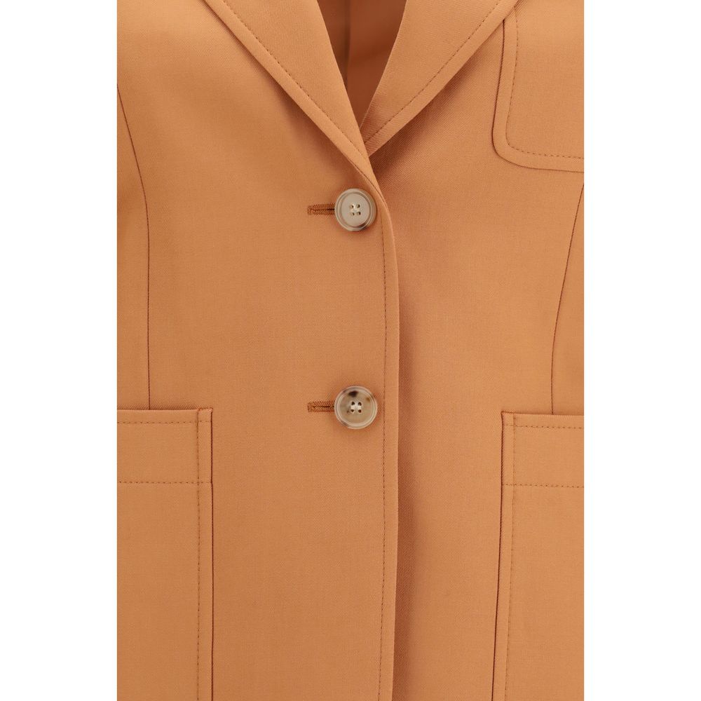 Orange Wool Oves Aries Blazer