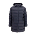 Black Polyamide Full-Length Jacket