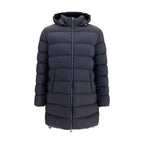 Black Polyamide Full-Length Jacket