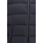 Black Polyamide Full-Length Jacket