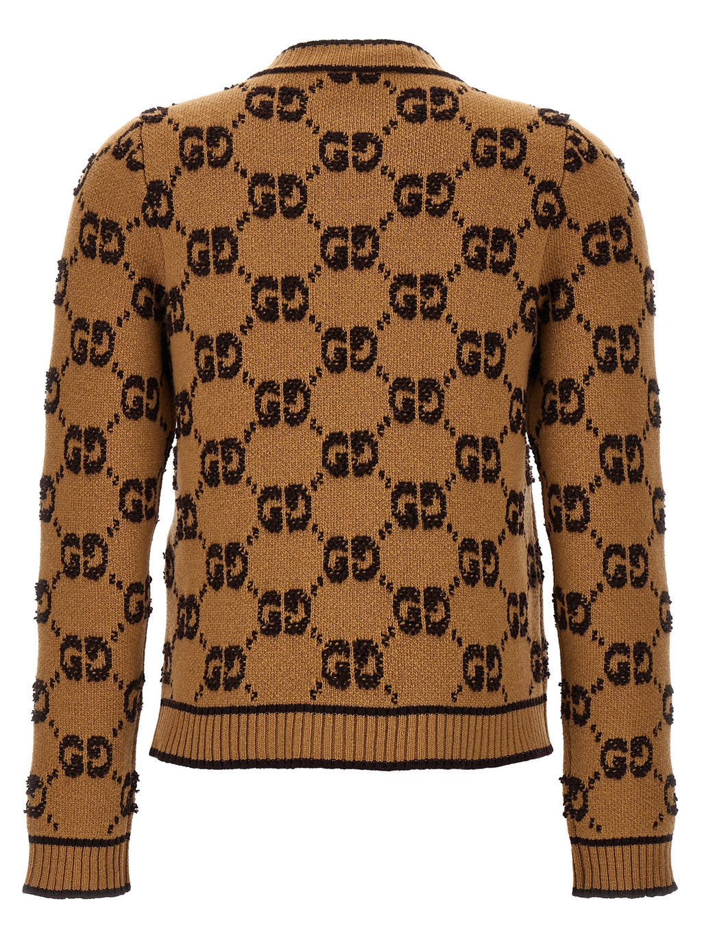 Beige Wool Cardigan