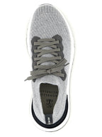 Gray Cotton Athletic Sneakers