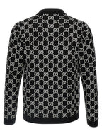 Bicolor Wool Cardigan