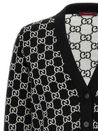 Bicolor Wool Cardigan