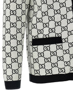 Bicolor Wool Cardigan