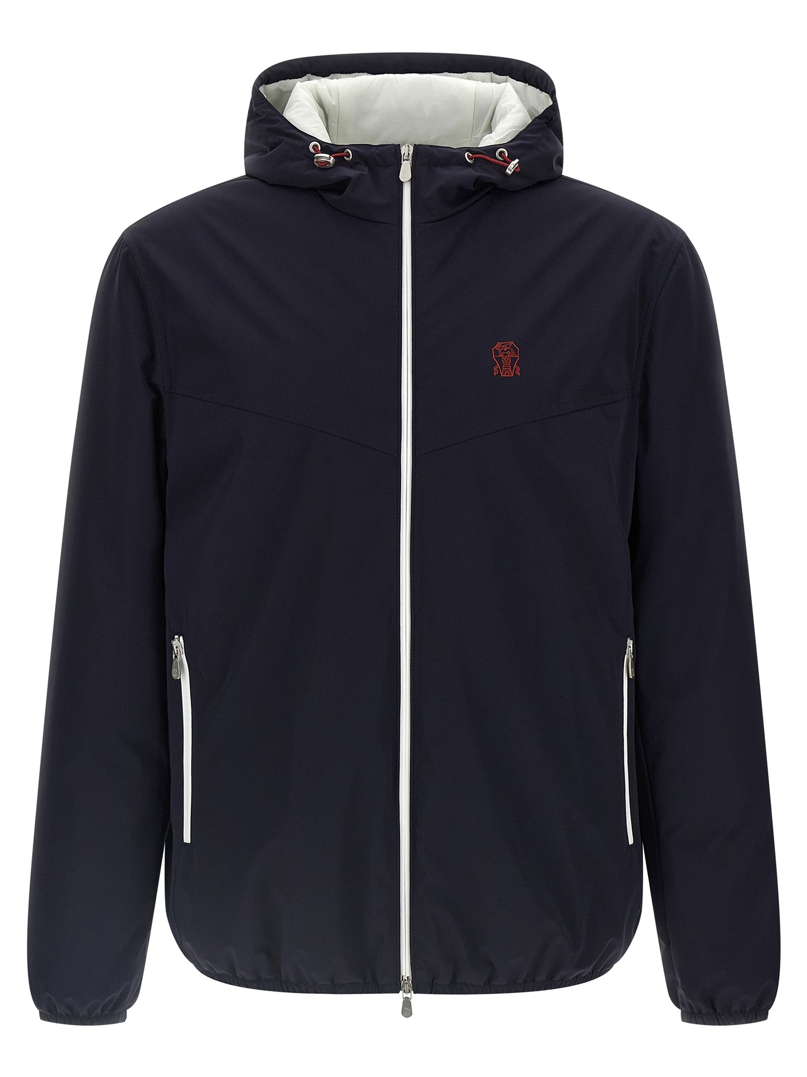 Blue Polyamide Shell Jacket
